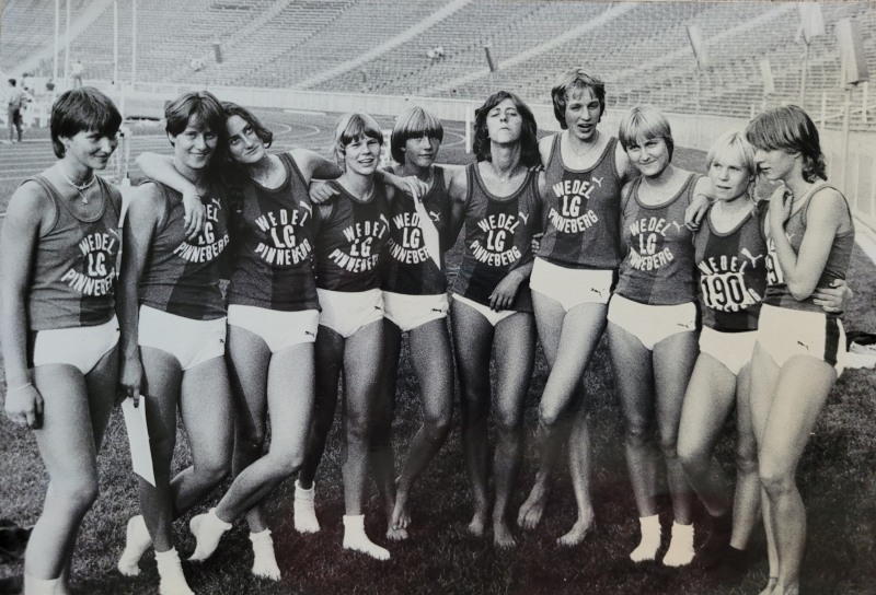 Leichtathletik-Mädchenmannschaft der LG Wedel-Pinneberg, 1982