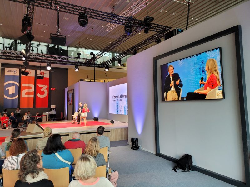Lesungen auf der Frankfurter Buchmesse auf verschiedenen Bühnen